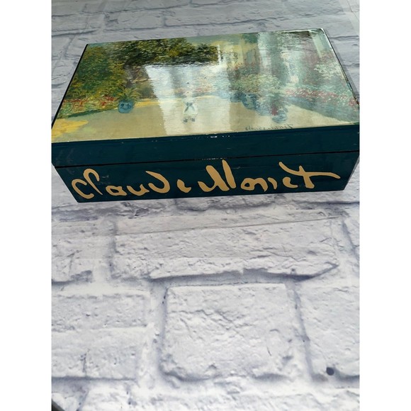 Claude Monet laquer keepsake box - Picture 2 of 10